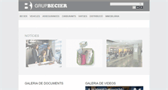 Desktop Screenshot of becier.ad